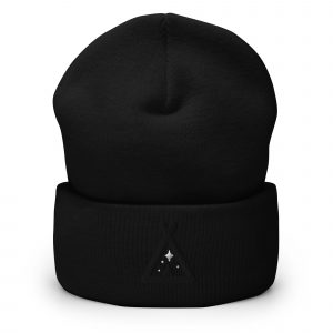 Gorro con borde vuelto